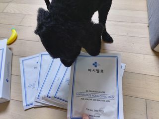 닥터마시멜로 닥터마스멜로 마블러스 아쿠아 클리닉 마스크 — 5점을 준 리뷰어가 2021년 7월 올린 사용 사진