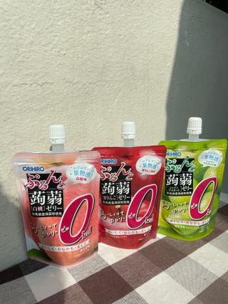 ORIHIRO 오리히로 곤약젤리 제로칼로리 130g 4종 4팩(맛별로 1팩씩) — 5점을 준 리뷰어가 2023년 3월 올린 사용 사진