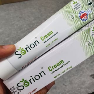 건선/아토/습진/민감성 피부 천연보습진정크림 소리온 크림 & 센시티브 크림 50g — 5점을 준 리뷰어가 2022년 1월 올린 사용 사진