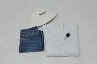 [스테이피플] STAYPEOPLE BUCKET HAT (IVORY) — 5점을 준 리뷰어가 2022년 9월 올린 사용 사진