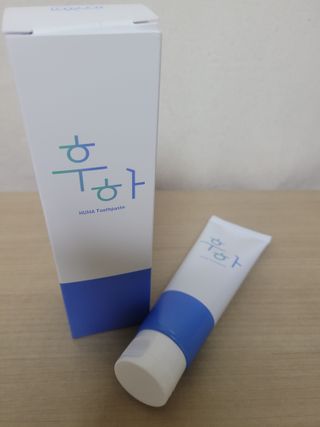 [심폐소생소] 무불소 임산부 천연 치약 — 5점을 준 리뷰어가 2021년 11월 올린 사용 사진