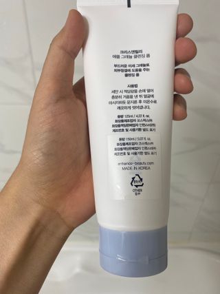 [크리스앤릴리] 애플 그래뉼 클렌징폼 — 5점을 준 리뷰어가 2022년 10월 올린 사용 사진