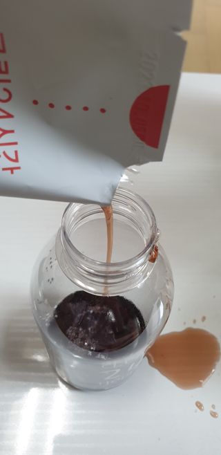 클린24시간 1BOX(5포) + 전용보틀(500ml) — 4점을 준 리뷰어가 2022년 7월 올린 사용 사진