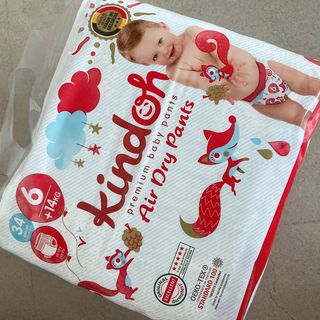 킨도 프리미엄 에어드라이v2 팬티형 기저귀 — 5점을 준 리뷰어가 2021년 6월 올린 사용 사진