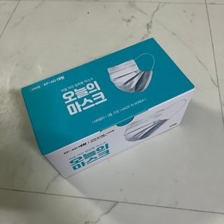 [심폐소생소] 오늘의마스크 KF-AD 비말차단 황사 여름용 마스크 — 5점을 준 리뷰어가 2021년 12월 올린 사용 사진