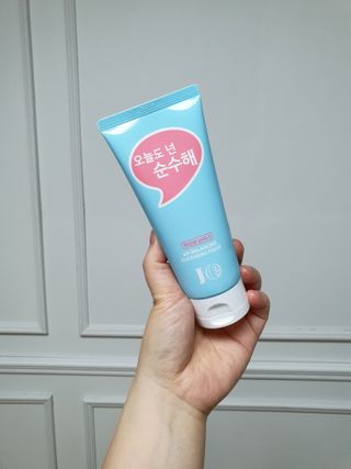 IO 아이오 오늘도 넌 순수해 - 약산성 클렌징폼 — 5점을 준 리뷰어가 2021년 2월 올린 사용 사진
