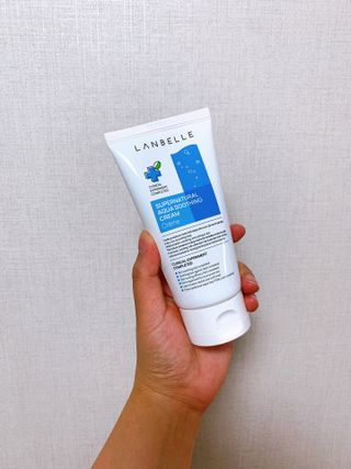 랑벨 수퍼내츄럴 아쿠아 수딩 크림 100ml — 5점을 준 리뷰어가 2022년 6월 올린 사용 사진