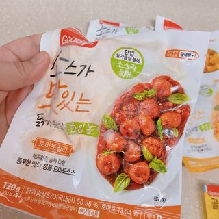 굽네몰 [굽네] 소맛닭 한입 볼 3종 6팩 + 골드 오믈렛 2팩 — 5점을 준 리뷰어가 2021년 7월 올린 사용 사진
