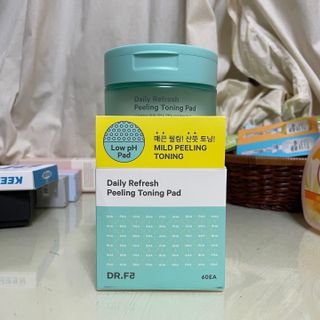 닥터에프파이브 데일리 리프레쉬 필링 토닝 패드 60매 — 4.5점을 준 리뷰어가 2022년 7월 올린 사용 사진