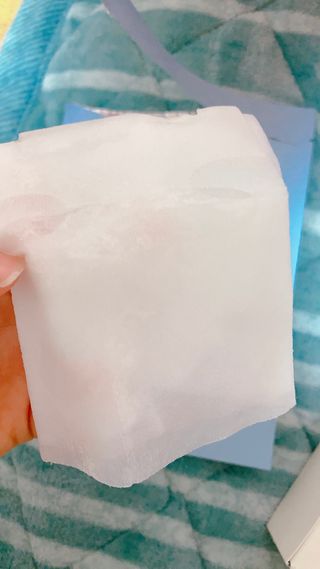 큐템 레이저 마스크 — 5점을 준 리뷰어가 2021년 1월 올린 사용 사진