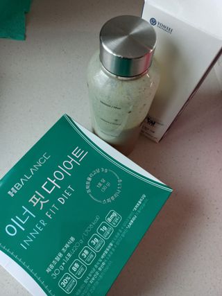하나마이 이너핏 다이어트 30g x 14포 올인원 체중조절용 쉐이크 / 프락토올리고당+스피루리나 함유 피부탄력 까지~ — 5점을 준 리뷰어가 2023년 3월 올린 사용 사진