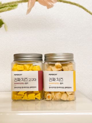 페페로니 진짜 프리바이오틱스 치즈+치즈고구마 180g+180g — 5점을 준 리뷰어가 2021년 7월 올린 사용 사진