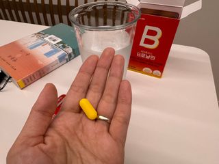 [경남제약헬스케어] 런칭기념 케어플러스 B로날린 1,000mg X 60정(2개월분)/비타민B군 — 5점을 준 리뷰어가 2023년 10월 올린 사용 사진