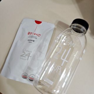 클린24시간 1BOX(5포) + 전용보틀(500ml) — 5점을 준 리뷰어가 2023년 4월 올린 사용 사진