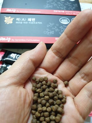 새롬바이오 리생 [미쾌변] 차전자피 식이섬유 건강기능식품 3팩 — 5점을 준 리뷰어가 2021년 6월 올린 사용 사진