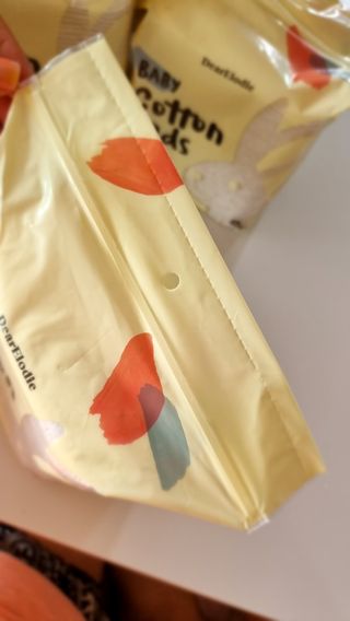 디어엘로디 오가닉 무표백 건티슈 — 5점을 준 리뷰어가 2022년 8월 올린 사용 사진