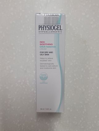 피지오겔 레드수딩 시카밸런스 크림 50ml — 5점을 준 리뷰어가 2022년 4월 올린 사용 사진