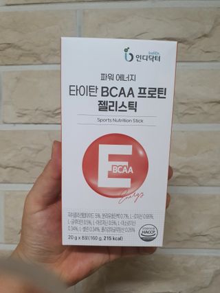 인디닥터 면역 생생 핑크 이뮨 젤리 + 타이탄 BCAA 프로틴 젤리스틱 — 5점을 준 리뷰어가 2022년 7월 올린 사용 사진