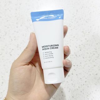 더마포레스트 모이스처라이징 아쿠아크림 / 수분크림 히알루론산 펩타이드 보습 미백 주름개선 — 5점을 준 리뷰어가 2021년 7월 올린 사용 사진