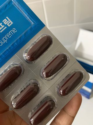 뉴트리션팩토리 비타프렙 오큐슈프림 루테인 오메가3 1050mg — 5점을 준 리뷰어가 2021년 7월 올린 사용 사진