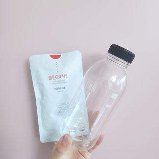 클린24시간 1BOX(5포) + 전용보틀(500ml) — 4점을 준 리뷰어가 2023년 7월 올린 사용 사진