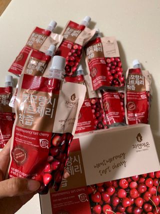 자연에온 몽모랑시 타트체리 착즙 100mL 10개입 2BOX — 4.5점을 준 리뷰어가 2020년 12월 올린 사용 사진