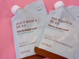 아므_이너뷰티 라이트 앤 딜라이트 밀 민트 초코 — 5점을 준 리뷰어가 2021년 7월 올린 사용 사진