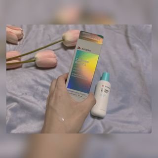 리더스코스메틱 리더스 카밍 바이오틱스 에센스 워터 — 5점을 준 리뷰어가 2022년 1월 올린 사용 사진