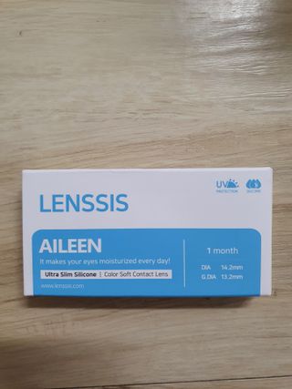 렌시스 LENSSIS [ 렌시스 ] 인생정착템 , 영롱한 매력이 있는 ＃에일린시리즈 1개월용 ｜ 4컬러 중 택1 ｜ — 4.5점을 준 리뷰어가 2021년 4월 올린 사용 사진