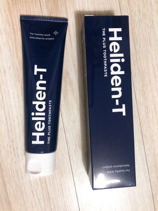 헬리덴티 더 플러스 치약 — 5점을 준 리뷰어가 2021년 3월 올린 사용 사진