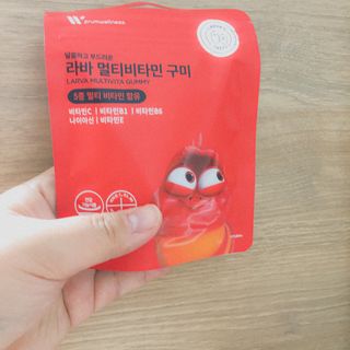[푸름웰니스] 라바 멀티비타민 구미 36g — 5점을 준 리뷰어가 2022년 3월 올린 사용 사진