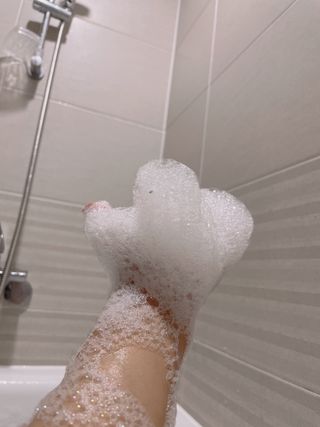 버블데이 배쓰밤 거품입욕제 버블바 6종 — 5점을 준 리뷰어가 2021년 9월 올린 사용 사진