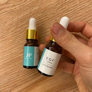 랑팡 EGF+FGF 10ppm 리포좀 앰플 원액 10ml — 5점을 준 리뷰어가 2021년 12월 올린 사용 사진