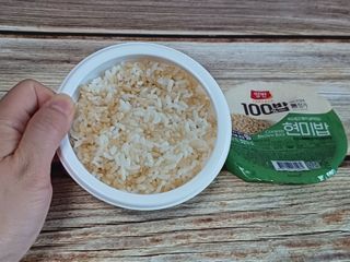 [구매평]양반 동원 양반 100밥 현미밥, 130g, 12개 — 5점을 준 리뷰어가 2025년 4월 올린 사용 사진