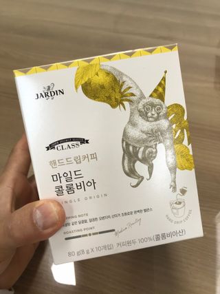 (주)쟈뎅 쟈뎅 클래스 핸드 드립 커피 10P 2종_디카페인 1종+랜덤 플레이버 1종 — 5점을 준 리뷰어가 2021년 4월 올린 사용 사진