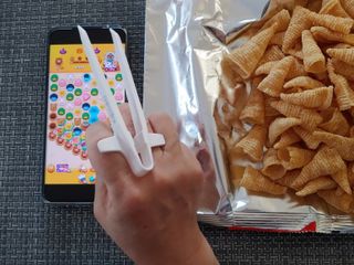 칩스틱 과자젓가락 게이밍젓가락 2ea / KC인증 식품용 — 5점을 준 리뷰어가 2021년 10월 올린 사용 사진