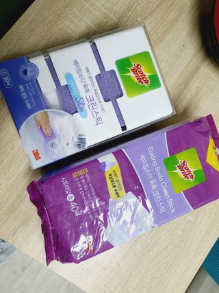 3M 스카치브라이트 크린스틱 베이킹소다 시트타입 70매 + 디스펜서 증정 — 5점을 준 리뷰어가 2023년 9월 올린 사용 사진