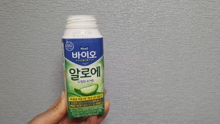LIVE 매일바이오 알로에 드링킹 요거트 — 5점을 준 리뷰어가 2022년 4월 올린 사용 사진