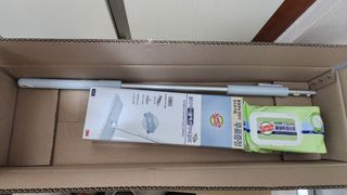 3M 스카치브라이트 파스텔블루 대형 밀대걸레 + 물걸레청소포 대형 30매 세트 — 5점을 준 리뷰어가 2023년 12월 올린 사용 사진