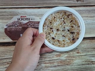 [구매평]양반 동원 양반 100밥 오미밥, 130g, 12개 — 5점을 준 리뷰어가 2025년 4월 올린 사용 사진