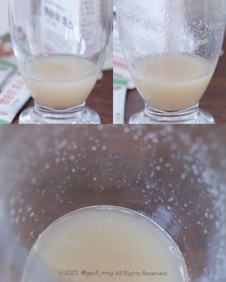 아이비웰니스 빵순이 식탁 위의 필수템! 빵순이 효소 키위맛 100포 + 석류맛 14포 (총 114포) — 5점을 준 리뷰어가 2023년 1월 올린 사용 사진