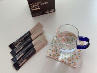 슬림플래닛 차전자피 식이섬유 이지아웃 — 5점을 준 리뷰어가 2021년 3월 올린 사용 사진