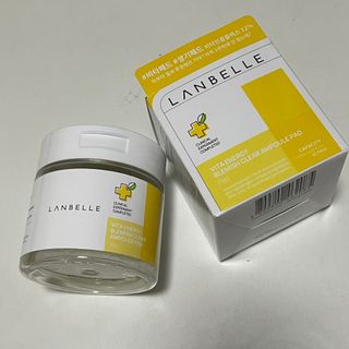 랑벨 비타 에너지 잡티 앰플 패드 65매 (투명하고 밝은 얼굴 광채패드) — 5점을 준 리뷰어가 2022년 6월 올린 사용 사진
