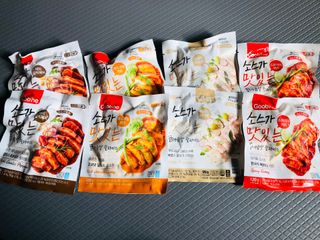 굽네몰 [굽네] 소스가 맛있는 닭가슴살 슬라이스 4종 — 5점을 준 리뷰어가 2021년 4월 올린 사용 사진