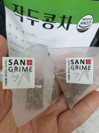 산그리메 작두콩차 — 5점을 준 리뷰어가 2021년 3월 올린 사용 사진