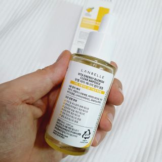 랑벨 비타 에너지 잡티 앰플 50ml 고농축 비타민, 저자극, 수분 촉촉, 미백 앰플 — 5점을 준 리뷰어가 2022년 4월 올린 사용 사진