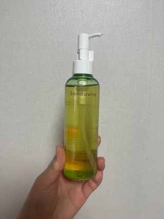 스킨큐어 산다화 순한 클렌징 동백 오일 200ml — 5점을 준 리뷰어가 2023년 2월 올린 사용 사진