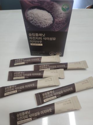 슬림플래닛 차전자피 식이섬유 이지아웃 — 5점을 준 리뷰어가 2021년 8월 올린 사용 사진