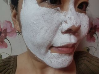 리더스코스메틱 리더스 밀크 스폰지 마스크 — 5점을 준 리뷰어가 2021년 8월 올린 사용 사진