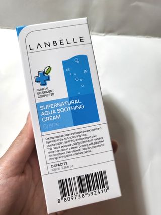 랑벨 수퍼내츄럴 아쿠아 수딩 크림 100ml — 5점을 준 리뷰어가 2022년 5월 올린 사용 사진